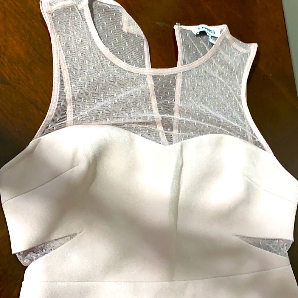 Pastel pink Express Mini dress